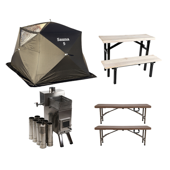 IFISH Sauna 5 Complete in de groep Outdoor / IJsvistenten en accessoires / IJsvistenten bij Sportfiskeprylar.se (20254831)