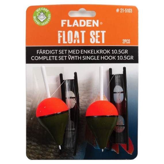 Fladen Slotted Bung Float Set 10.5g (2-pack) in de groep Haken & Terminal Tackle / Dobbers bij Sportfiskeprylar.se (21-5103)