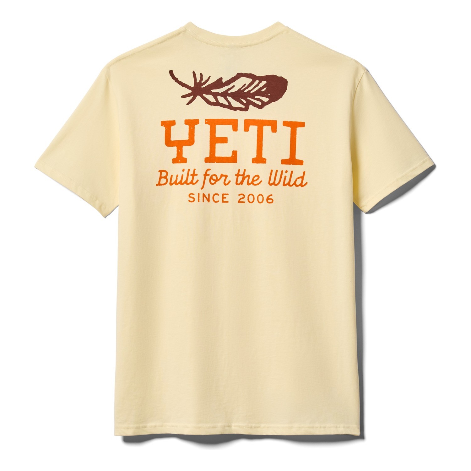 Yeti Feather SST T-Shirt, Butter in de groep Kleding & Schoenen / Kleding / T-shirts bij Sportfiskeprylar.se (21023008788r)