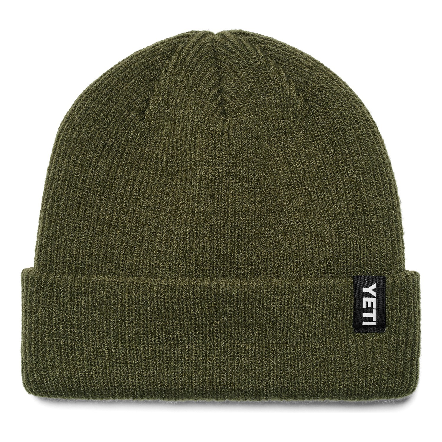 Yeti Logo Badge Beanie - Olive in de groep Kleding & Schoenen / Petten, mutsen en overig / Mutsen & Hoeden bij Sportfiskeprylar.se (21023008810)