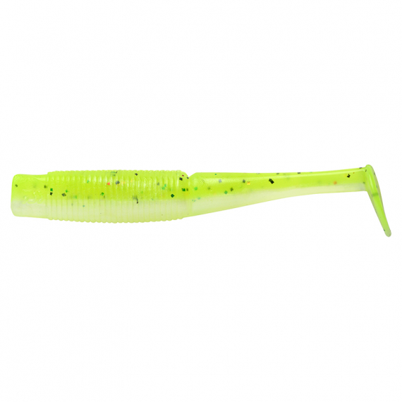 Daiwa Bait Junkie Minnow 3.2\'\', 8cm (6-pak) - Yuzu UV in de groep Kunstaas / Softbaits / Baars Softbaits & Snoekbaars Softbaits bij Sportfiskeprylar.se (216070)