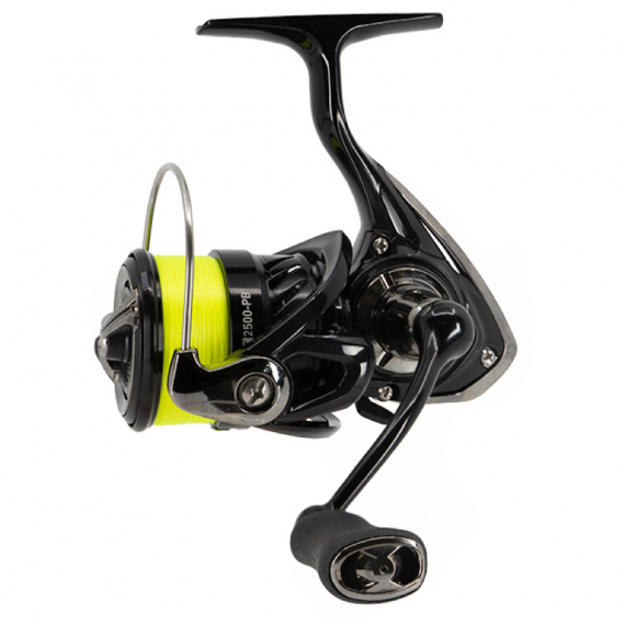 Daiwa 20 Ninja LT 2500 Pitch Black ink. J-Braid X4 YL 0,13mm in de groep Reels / Werpmolens bij Sportfiskeprylar.se (216606)
