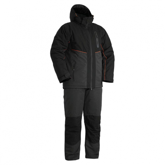 Fladen Thermal Suit Authentic Grey/Black - L in de groep Kleding & Schoenen / Kleding / Vispakken bij Sportfiskeprylar.se (22-8285-L)