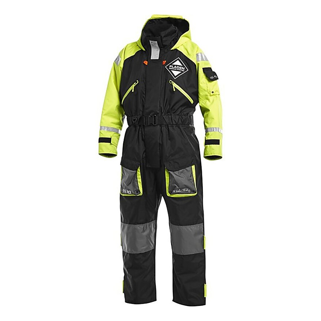 Fladen flotation suit 845XY Black/Yellow in de groep Kleding & Schoenen / Drijvende kleding / Drijfpakken bij Sportfiskeprylar.se (22-845XYr)