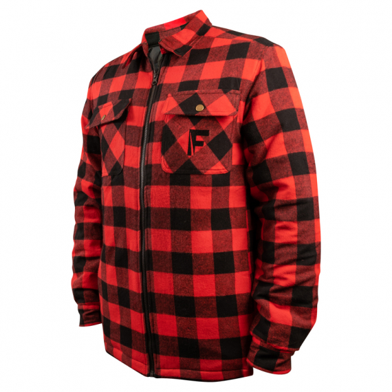 Fladen Forest Shirt Insulated Red/Black in de groep Kleding & Schoenen / Kleding / Overhemden bij Sportfiskeprylar.se (22-84841-Sr)