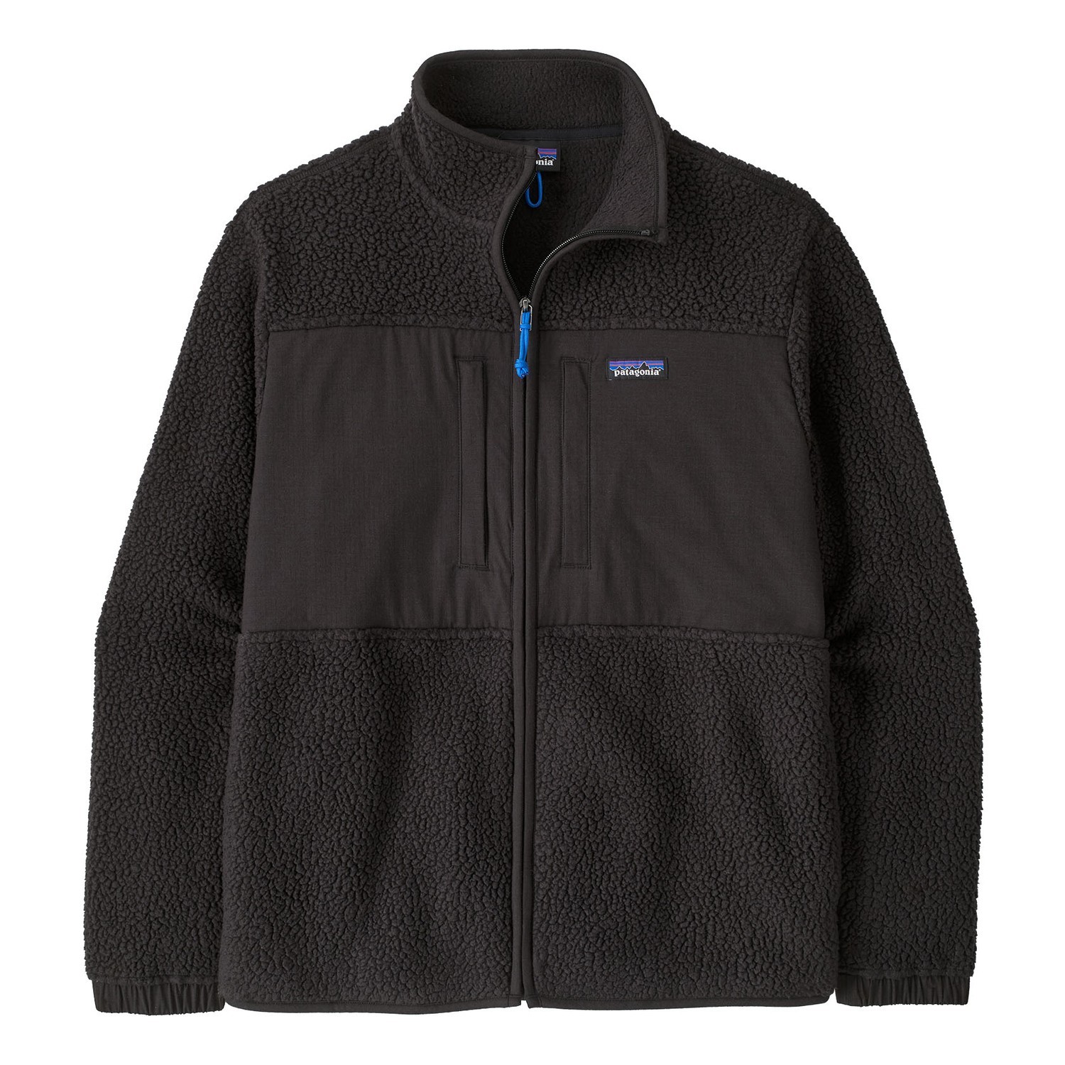 Patagonia M\'s Retro Pile Patch Jacket BLK in de groep Kleding & Schoenen / Kleding / Jassen / Fleecejassen bij Sportfiskeprylar.se (22780-BLK-Sr)