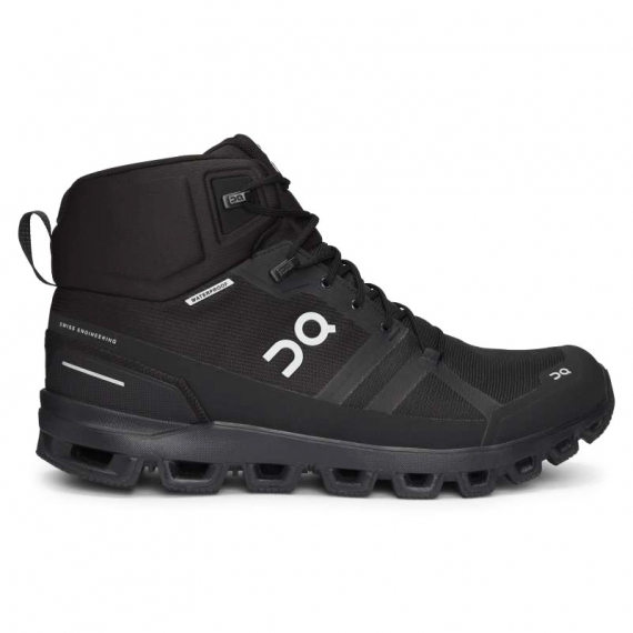 On Cloudrock Waterproof All Black in de groep Kleding & Schoenen / Schoenen / Laarzen / Wandellaarzen bij Sportfiskeprylar.se (23-99854BLA8r)
