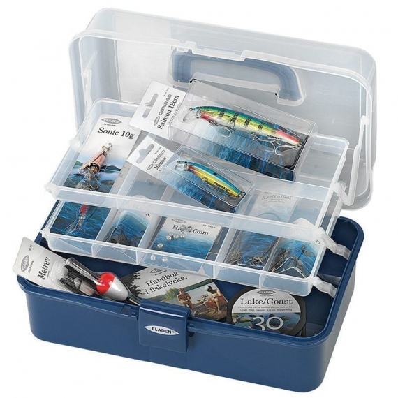 Fladen Fishing Box Two Stories 33X20X15cm for Lakes & Lighter Coastfishing in de groep Kunstaas / Kunstaaskits / Lure Kits Forel & Putntake Vissen bij Sportfiskeprylar.se (2555)