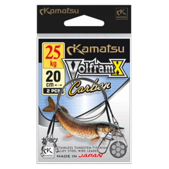 Kamatsu Volfram X Carbon (2pcs) in de groep Haken & Terminal Tackle / Voor zeevissen en materiaal voor onderlijnen bij Sportfiskeprylar.se (276020010r)