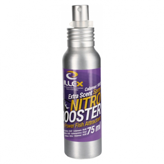 Illex Nitro Booster Squid/Krill Spray Alu 75ml in de groep Kunstaas / Boilies, Haakaas & Grondaas / Vloeistoffen & Additieven bij Sportfiskeprylar.se (29-07305)