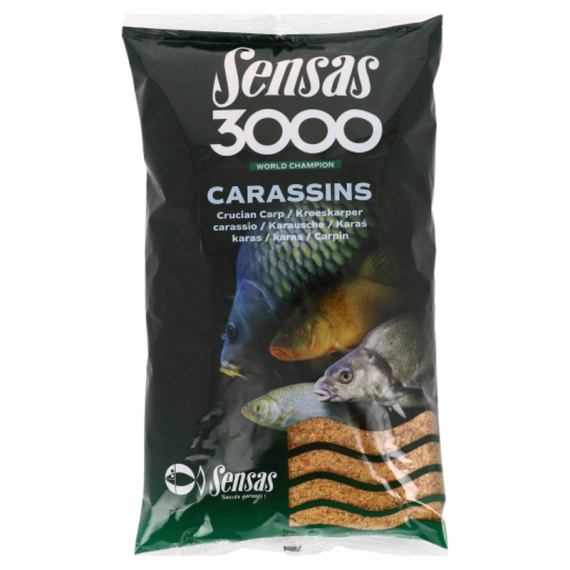 Sensas 3000 Carassins 1kg in de groep Kunstaas / Boilies, Haakaas & Grondaas / Grondvoer / Grondvoer bij Sportfiskeprylar.se (29-10831)