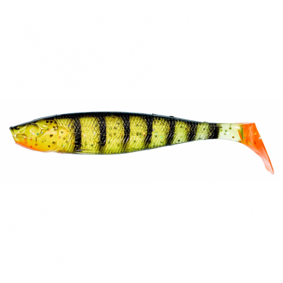Gunki Bumpy 9cm, Ghost Stripe Perch in de groep Kunstaas / Softbaits / Baars Softbaits & Snoekbaars Softbaits bij Sportfiskeprylar.se (29-31935)