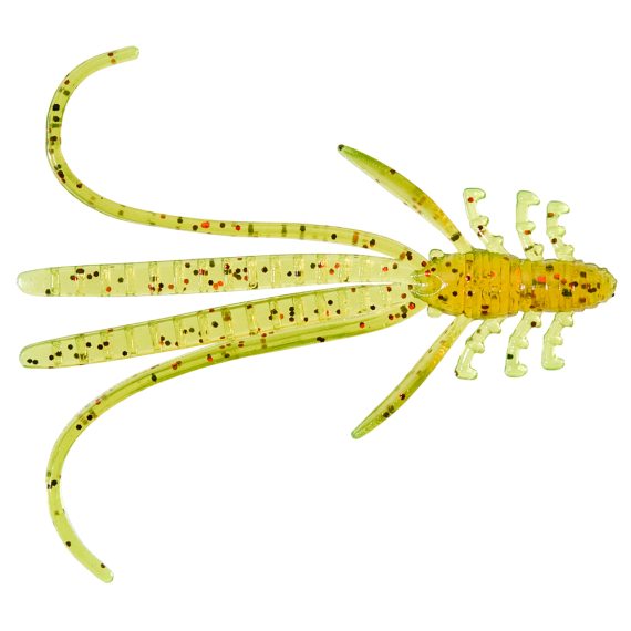 Gunki Naiad 5 cm Motoroil Red Flk in de groep Kunstaas / Softbaits / Craws & Creaturebaits / Creaturebaits bij Sportfiskeprylar.se (29-38779)