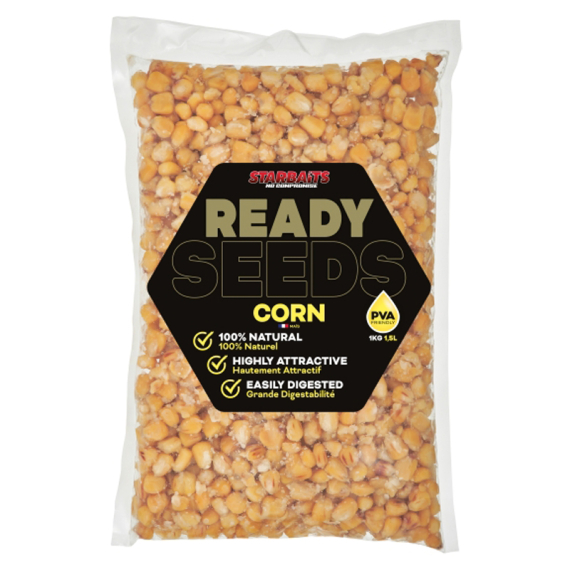 Starbaits Ready Seeds Corn 1kg in de groep Kunstaas / Boilies, Haakaas & Grondaas / Particles bij Sportfiskeprylar.se (29-74213)