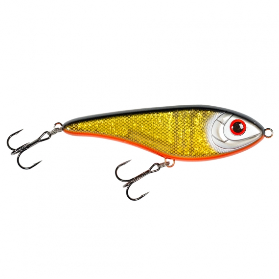 Buster Jerk Sinking - Skitmört Gold Insert in de groep Kunstaas / Jerkbaits bij Sportfiskeprylar.se (29-EG048-ZC725G)