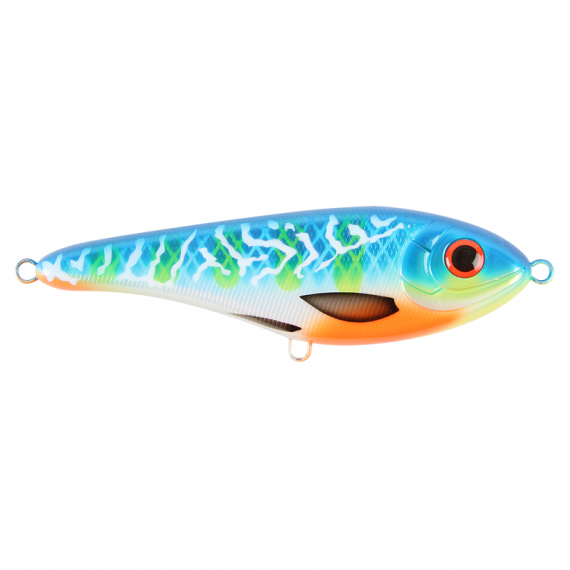 Buster Jerk, shallow, 15cm, 66g - Blue Fire in de groep Kunstaas / Jerkbaits bij Sportfiskeprylar.se (29-EG048S-CWC001)