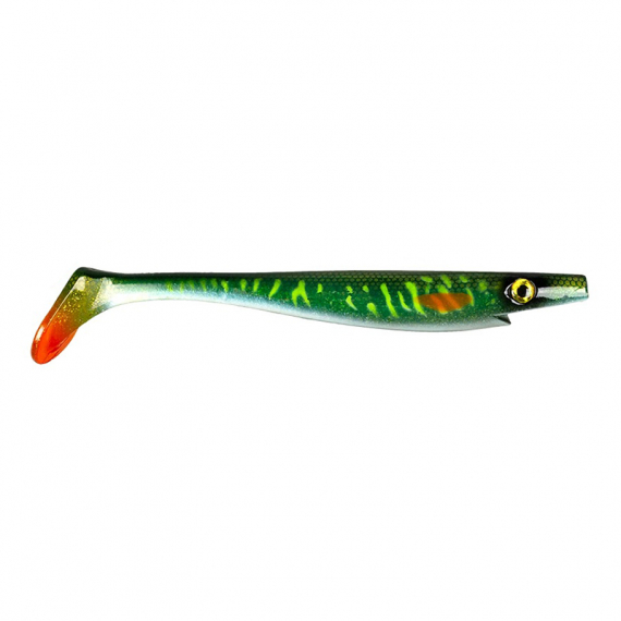Pig Shad, 23cm, 90g - Green Motoroil Pike UV in de groep Kunstaas / Softbaits / Snoek Softbaits bij Sportfiskeprylar.se (29-SP172A-MN3)