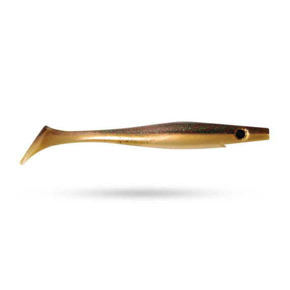 Pig Shad 15cm Nano Size (4-pak) - Baby Brown in de groep Kunstaas / Softbaits / Snoek Softbaits bij Sportfiskeprylar.se (29-SP172D-108)