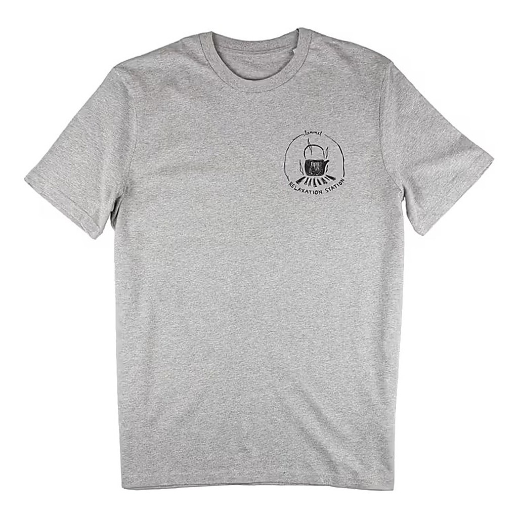 Lemmel T-shirt Relaxation Station Heather grey w Black print in de groep Kleding & Schoenen / Kleding / T-shirts bij Sportfiskeprylar.se (3010106-6934r)