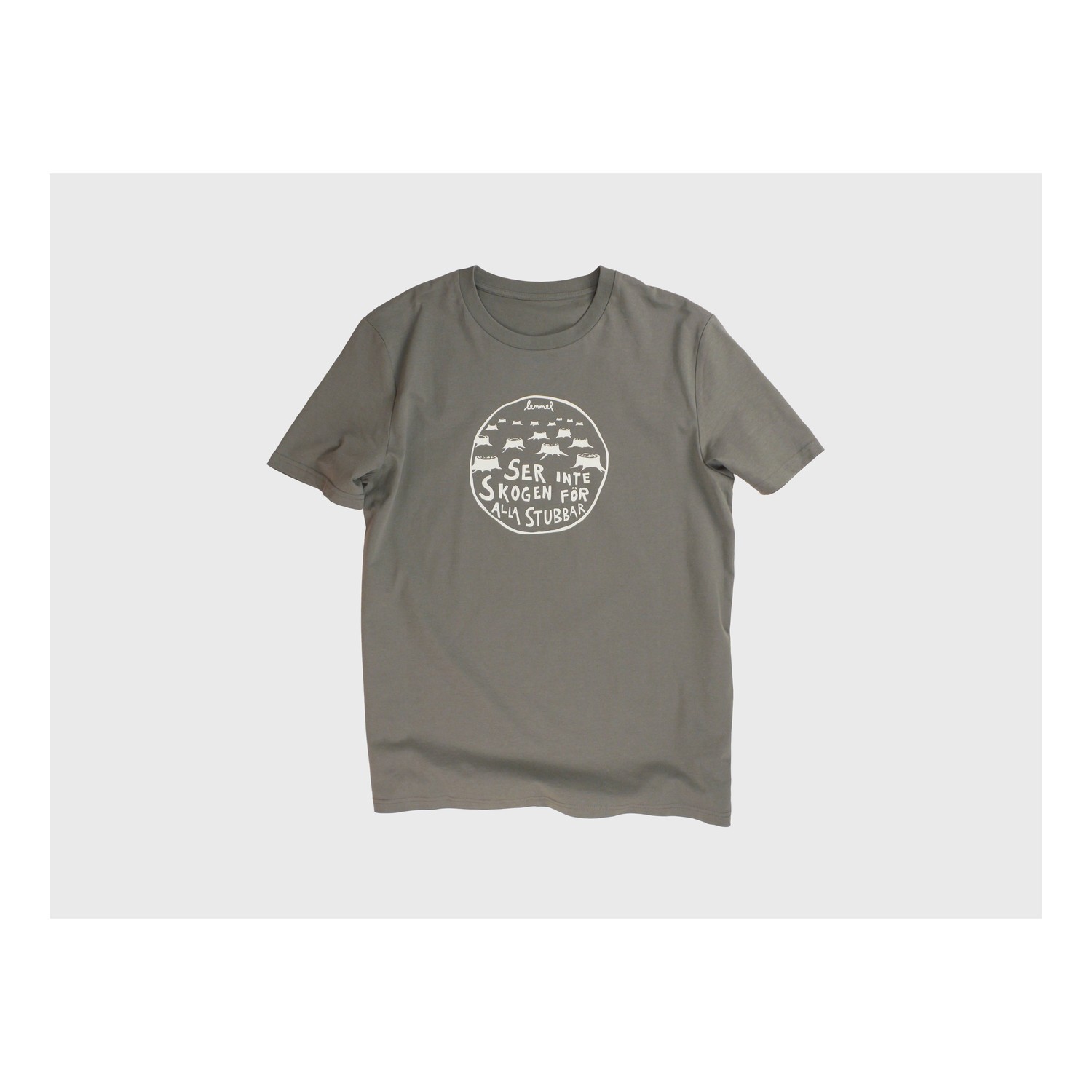 Lemmel T-shirt Stubbar - Khaki green in de groep Kleding & Schoenen / Kleding / T-shirts bij Sportfiskeprylar.se (3010114-5634r)