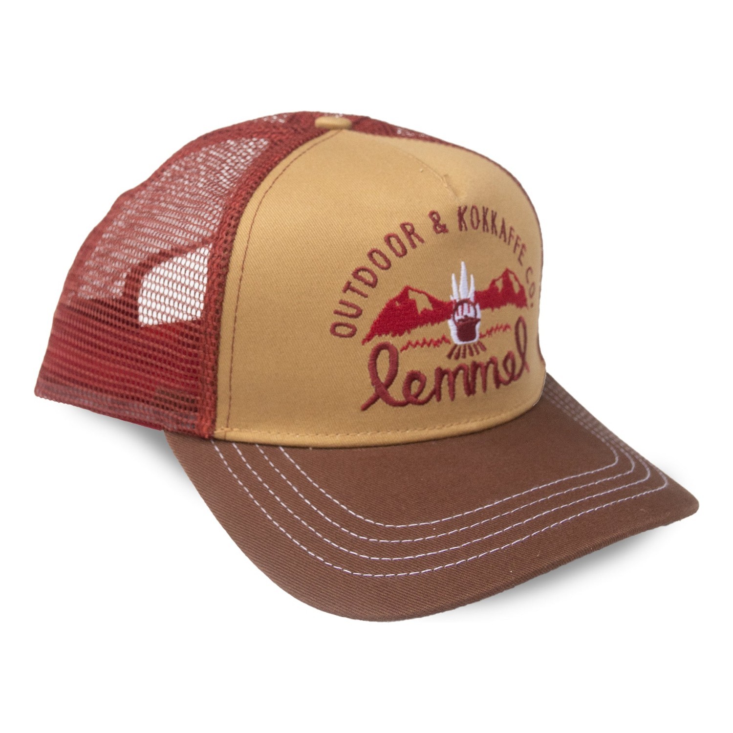 Lemmel Trucker Cap Keep on Truckin Mama Brown/Burgundy in de groep Kleding & Schoenen / Petten, mutsen en overig / Petten bij Sportfiskeprylar.se (3020201-5832)