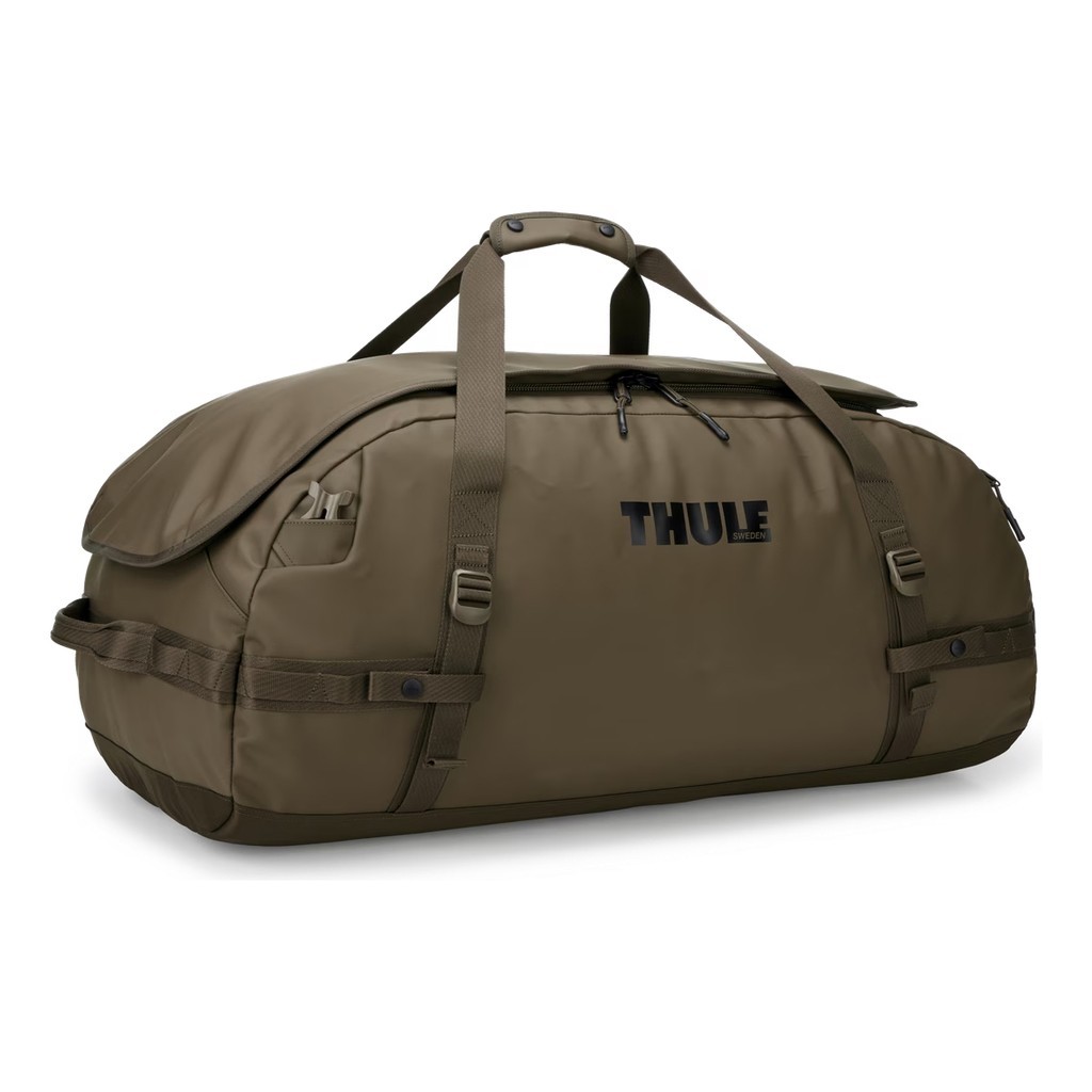 Thule Chasm Recycled Duffel 90L - Deep Khaki in de groep Opslag / Plunjezakken bij Sportfiskeprylar.se (3205597)