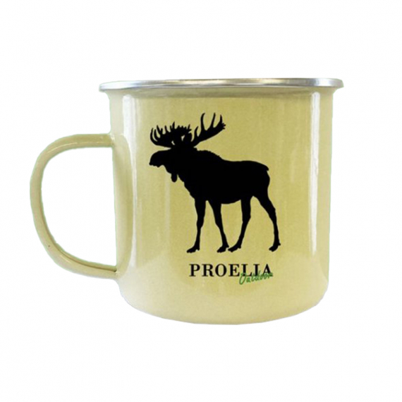 Proelia Outdoor Enamelled Cup Moose 450 ml in de groep Outdoor / Camping Keuken & Keukengerei / Bekers & Mokken bij Sportfiskeprylar.se (32122-PROEL)