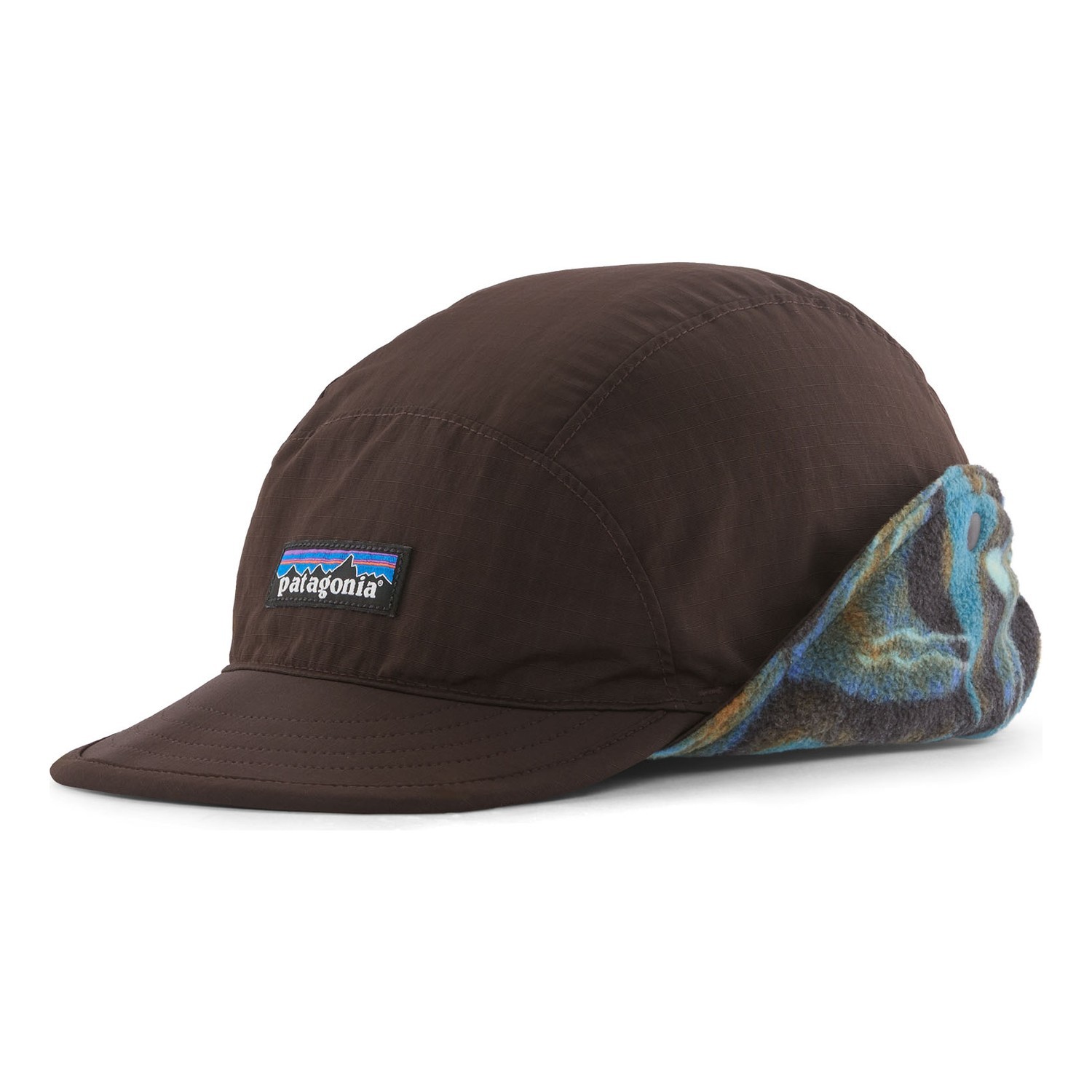Patagonia Isthmus Earflap Cap DNBR in de groep Kleding & Schoenen / Petten, mutsen en overig / Petten / Muts met oorflappen bij Sportfiskeprylar.se (33531-DNBR-Sr)