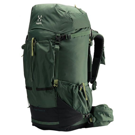Haglöfs Rugged Mountain 75L Fjell Green/True Black in de groep Opslag / Rugzakken bij Sportfiskeprylar.se (3393974HT005)