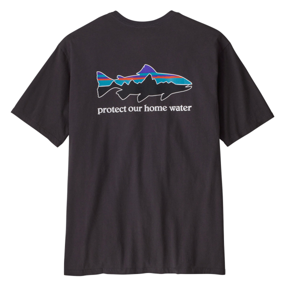 Patagonia M\'s Home Water Trout Organic T-Shirt Ink Black in de groep Kleding & Schoenen / Kleding / T-shirts bij Sportfiskeprylar.se (37547-INBKr)