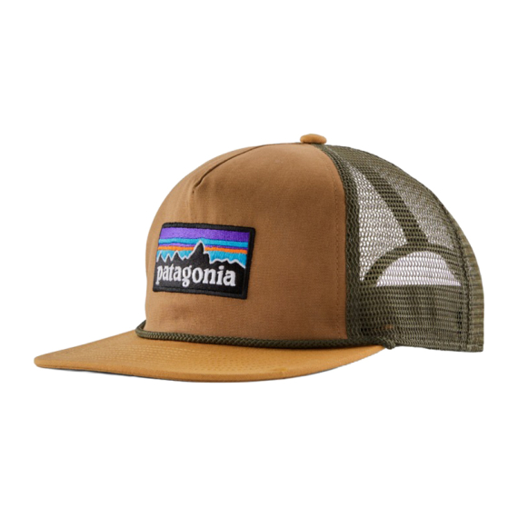 Patagonia Airfarer Cap P-6 Logo: Deer Brown in de groep Kleding & Schoenen / Petten, mutsen en overig / Petten / Truckerpetten bij Sportfiskeprylar.se (37996-PLDE-ALL)
