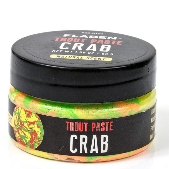 Fladen Trout Bait Paste Floating 42g - Rainbow/Crab in de groep Kunstaas / Boilies, Haakaas & Grondaas / Pasta & Foreldeeg bij Sportfiskeprylar.se (38-0101)