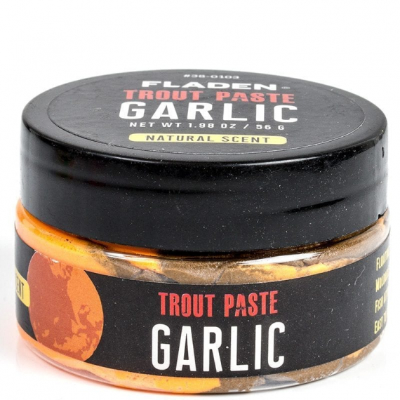 Fladen Trout Bait Paste Floating 42g - Gainer/Garlic in de groep Kunstaas / Boilies, Haakaas & Grondaas / Pasta & Foreldeeg bij Sportfiskeprylar.se (38-0103)