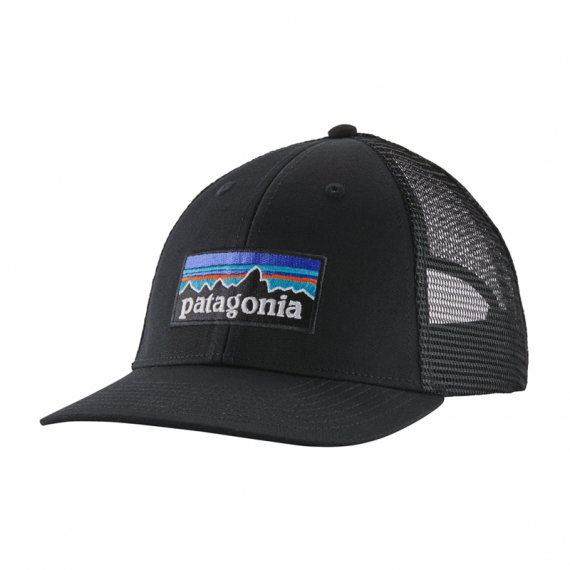 Patagonia P-6 Logo LoPro Trucker Hat Black in de groep Kleding & Schoenen / Petten, mutsen en overig / Petten / Truckerpetten bij Sportfiskeprylar.se (38283-BLK-ALL)
