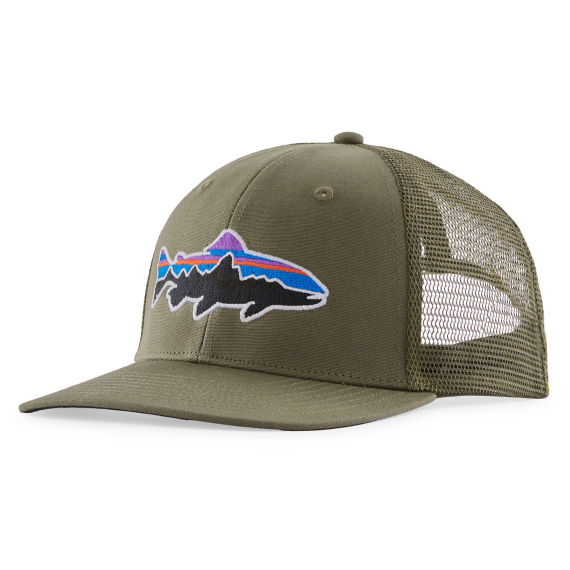 Patagonia Fitz Roy Trout Trucker Hat BSNG in de groep Kleding & Schoenen / Petten, mutsen en overig / Petten / Truckerpetten bij Sportfiskeprylar.se (38288-BSNG-ALL)