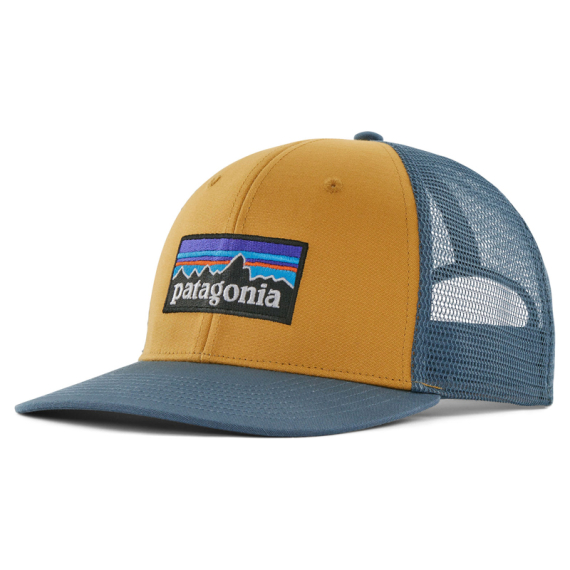 Patagonia P-6 Logo Trucker Hat, Pufferfish Gold in de groep Kleding & Schoenen / Petten, mutsen en overig / Petten / Truckerpetten bij Sportfiskeprylar.se (38289-PFGD-ALL)
