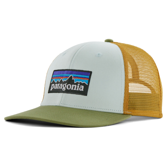 Patagonia P-6 Logo Trucker Hat, Wispy Green in de groep Kleding & Schoenen / Petten, mutsen en overig / Petten / Truckerpetten bij Sportfiskeprylar.se (38289-WPYG-ALL)