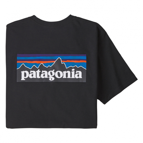 Patagonia M\'s P-6 Logo Responsibili-Tee Black in de groep Kleding & Schoenen / Kleding / T-shirts bij Sportfiskeprylar.se (38504-BLK-Sr)