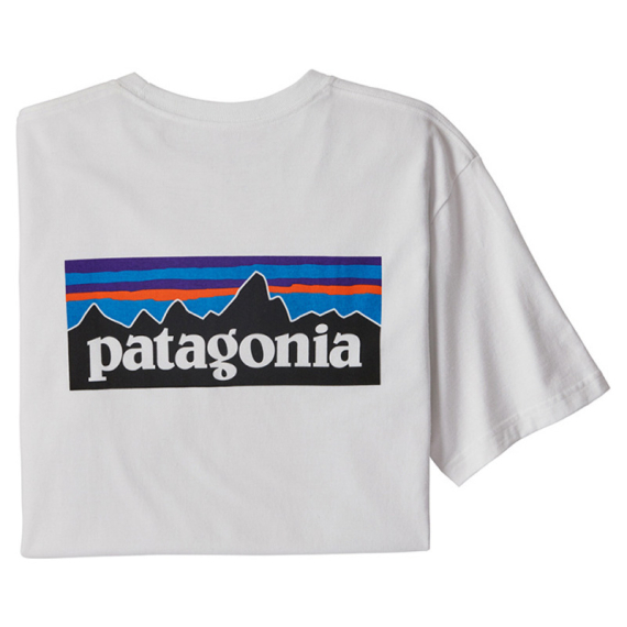 Patagonia M\'s P-6 Logo Responsibili-Tee White in de groep Kleding & Schoenen / Kleding / T-shirts bij Sportfiskeprylar.se (38504-WHI-Sr)
