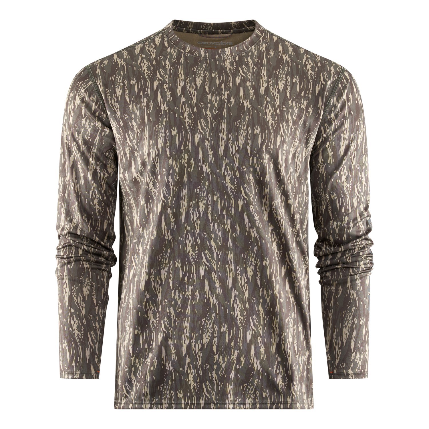 Grundéns Tough Sun Crew Marsch Camo in de groep Kleding & Schoenen / UV-kleding bij Sportfiskeprylar.se (40112-934-0013r)