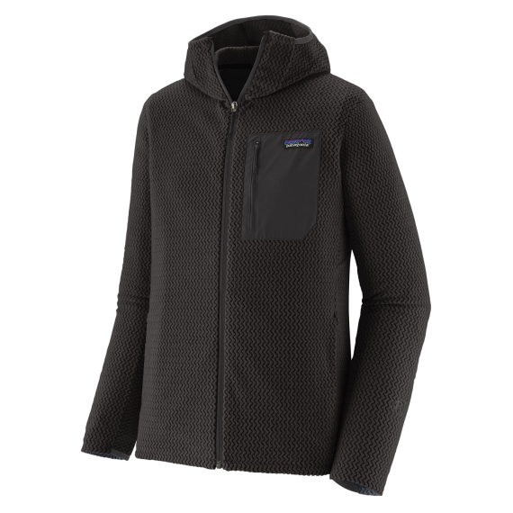 Patagonia M\'s R1 Air Full-Zip Hoody Black in de groep Kleding & Schoenen / Kleding / Truien / Hoodies bij Sportfiskeprylar.se (40256-BLK-Lr)