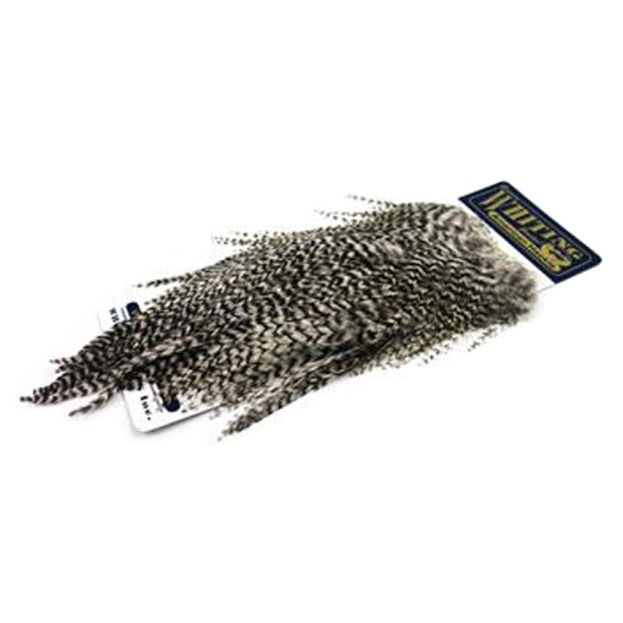 Whiting American Rooster Saddle - Grizzly in de groep Haken & Terminal Tackle / Vliegvis bindmateriaal / Vliegbindmateriaal / Veren & Capes / Capes & Saddles bij Sportfiskeprylar.se (41802001)