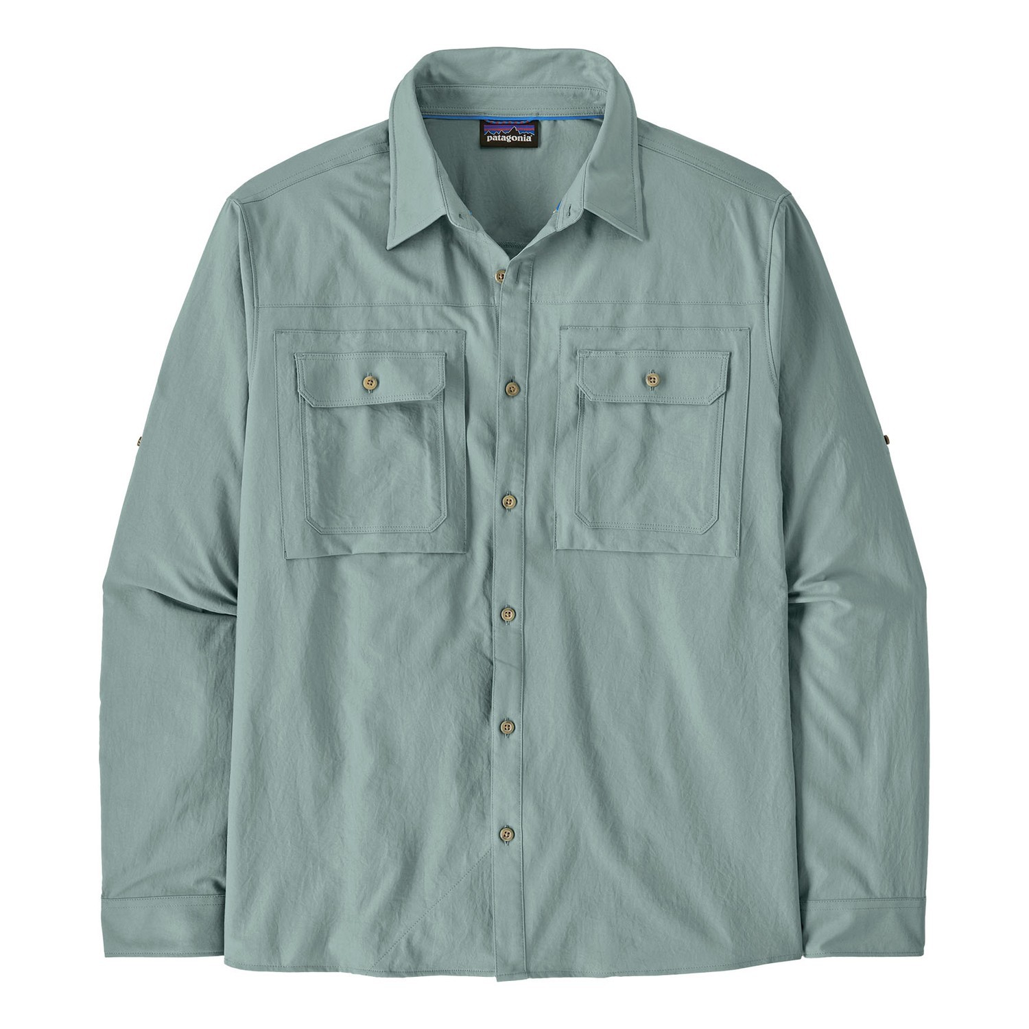 Patagonia M\'s L/S Self Guided Sun Shirt BLSG in de groep Kleding & Schoenen / UV-kleding bij Sportfiskeprylar.se (41825-BLSG-XXLr)