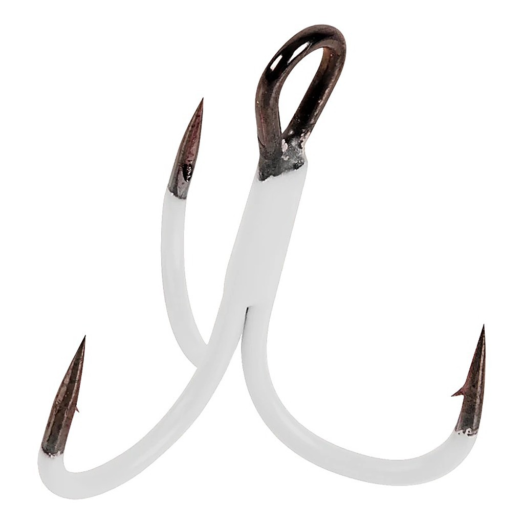 Owner STV-36BW Treble Hook, Ghost White in de groep Haken & Terminal Tackle / Haken / Dreggen bij Sportfiskeprylar.se (44-5636VW-031r)