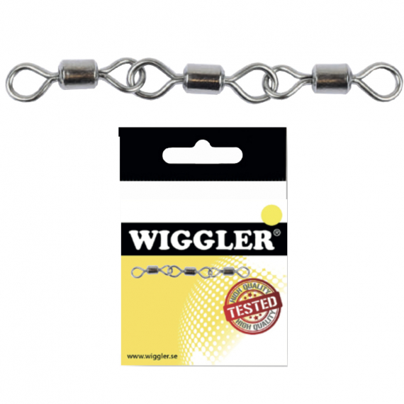 Triple Rolling Swivel, Black Nickel stl. 3 in de groep Haken & Terminal Tackle / Stingers & Stinger-accessoires / Stinger-accessoires bij Sportfiskeprylar.se (4493-3)
