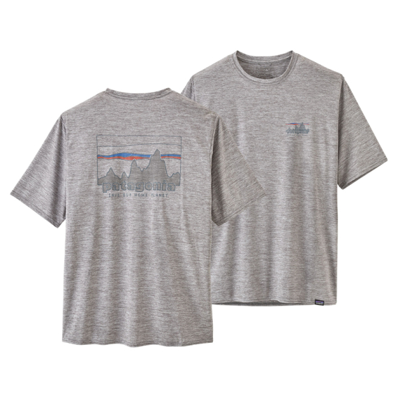 Patagonia M\'s Cap Cool Daily Graphic Shirt, \'73 Skyline: Feather Grey in de groep Kleding & Schoenen / Kleding / T-shirts bij Sportfiskeprylar.se (45235-SKFE-Sr)