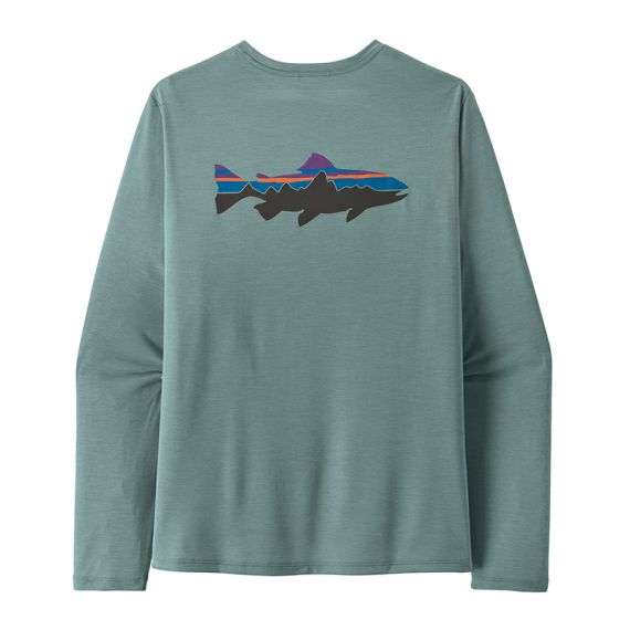 Patagonia M\'s L/S Cap Cool Daily Shirt Fitz Roy Trout BSLX in de groep Kleding & Schoenen / Kleding / T-shirts bij Sportfiskeprylar.se (45452-BSLX-Lr)