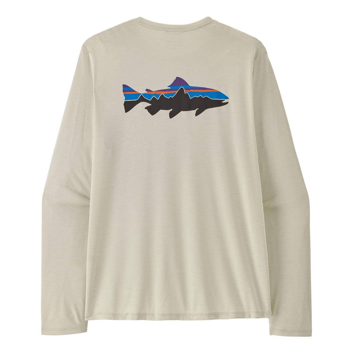 Patagonia M\'s L/S Cap Cool Daily Shirt - Fitz Roy Trout DYWH in de groep Kleding & Schoenen / Kleding / Truien / T-shirts met lange mouwen bij Sportfiskeprylar.se (45452-DYWH-XXLr)