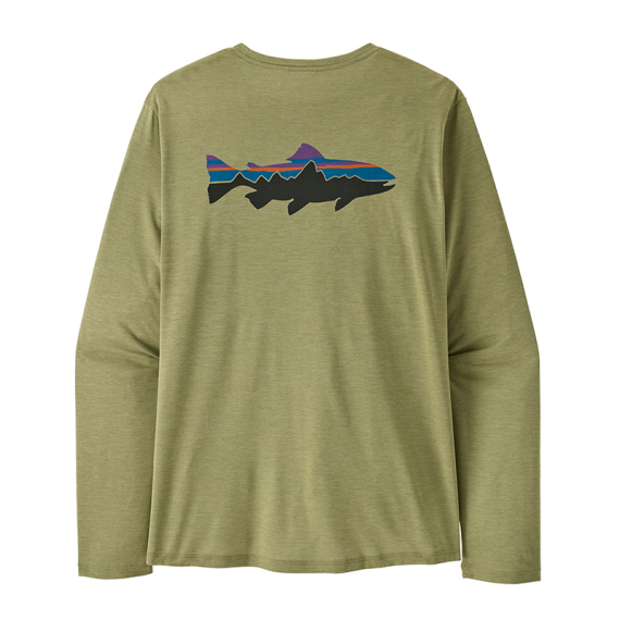 Patagonia M\'s L/S Cap Cool Daily Shirt Fitz Roy Trout GGNX in de groep Kleding & Schoenen / Kleding / T-shirts bij Sportfiskeprylar.se (45452-GGNX-Lr)