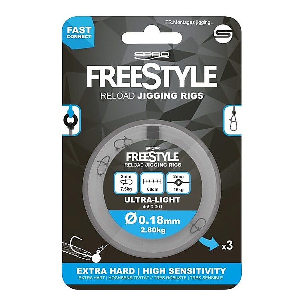 Freestyle Reload Jig Rig in de groep Haken & Terminal Tackle / Kant-en-klare rigs / Kant-en-klare baarsrigs bij Sportfiskeprylar.se (45905r)